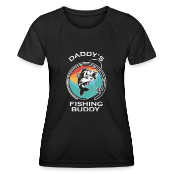 Fishermen Fishing Fishing Fishing Anglers Fish Fish - Women's Functional T-Shirt - black - Front - AI Model Female 172 light (172cm)