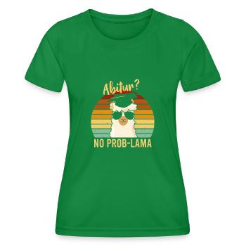Abitur No Problama 2022 - Frauen Funktions-T-Shirt - Kelly Green - Vorne - AI Model Female 172 dark (172cm)