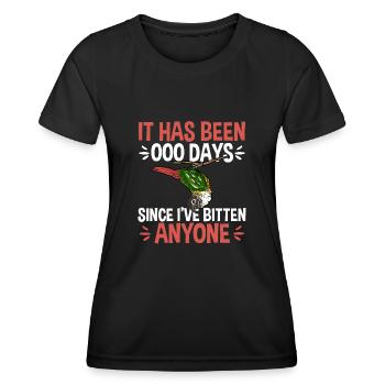 Molinasittich Parrot Bird Sun Parakeet - Women's Functional T-Shirt - black - Front - AI Model Female 172 light (172cm)