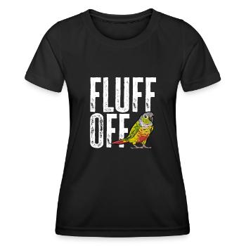 Molinasittich Perroquet Oiseau Perruche du Soleil - T-shirt sport Femme - noir - Devant - AI Model Female 172 light (172cm)
