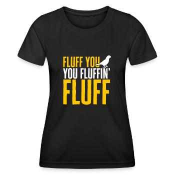 Molinasittich Parrot Bird Sun Parakeet - Women's Functional T-Shirt - black - Front - AI Model Female 172 light (172cm)