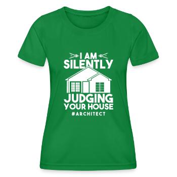 Architekt Kunst Architektur Designer - Frauen Funktions-T-Shirt - Kelly Green - Vorne - AI Model Female 172 dark (172cm)