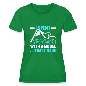 Architekt Kunst Architektur Designer - Frauen Funktions-T-Shirt - Kelly Green - Vorne - AI Model Female 172 dark (172cm)