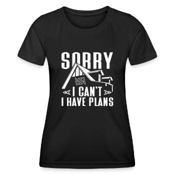 Architect Art Architecture Designer - Women's Functional T-Shirt - black - Front - AI Model Female 172 light (172cm)