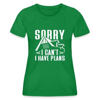Architekt Kunst Architektur Designer - Frauen Funktions-T-Shirt - Kelly Green - Vorne - AI Model Female 172 dark (172cm)