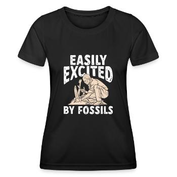 Archaeology Gift Archaeologist - Women's Functional T-Shirt - black - Front - AI Model Female 172 light (172cm)