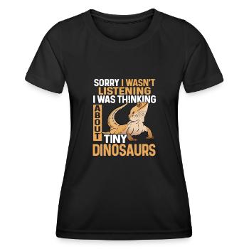 Bearded Dragon Lizard Reptile Herpetologist - Women's Functional T-Shirt - black - Front - AI Model Female 172 light (172cm)