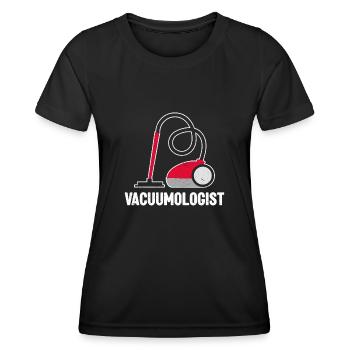 Staubsauger Haushalt Hausputz Hausfrau Hausmann - Frauen Funktions-T-Shirt - Schwarz - Vorne - AI Model Female 172 light (172cm)