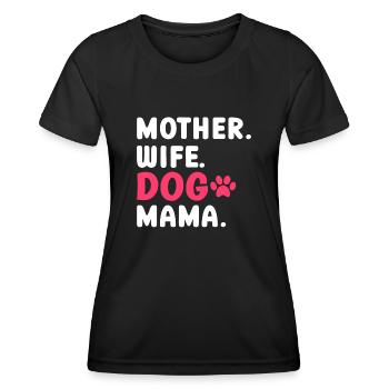 Bluetick Coonhound Gift Funny Saying - Women's Functional T-Shirt - black - Front - AI Model Female 172 light (172cm)
