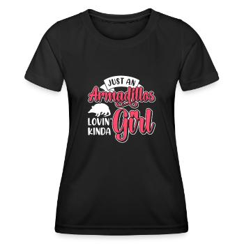 Cadeau de tatou Dicton drôle - T-shirt sport Femme - noir - Devant - AI Model Female 172 light (172cm)