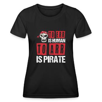 Pirate Kids Skull Party Pirates - T-shirt sport Femme - noir - Devant - AI Model Female 172 light (172cm)