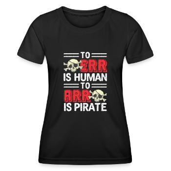Pirate Kids Skull Party Pirates - T-shirt sport Femme - noir - Devant - AI Model Female 172 light (172cm)