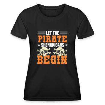 Pirate Kids Skull Party Pirates - T-shirt sport Femme - noir - Devant - AI Model Female 172 light (172cm)
