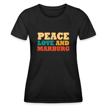 Marburger Marbourg - T-shirt sport Femme - noir - Devant - AI Model Female 172 light (172cm)