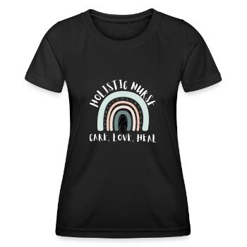 Homeopathy Alternative Medicine, Holistic Nursing - Women's Functional T-Shirt - black - Front - AI Model Female 172 light (172cm)