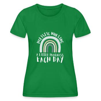 Homéopathie Médecine alternative, Soins infirmiers holistiques - T-shirt sport Femme - vert - Devant - AI Model Female 172 dark (172cm)