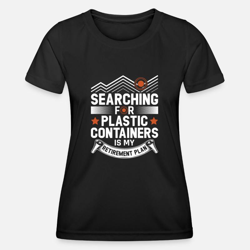 Geocaching Geocacher Gift - Women's Functional T-Shirt - black