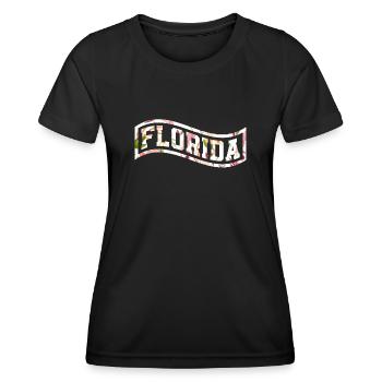 Florida - Women's Functional T-Shirt - black - Front - AI Model Female 172 light (172cm)