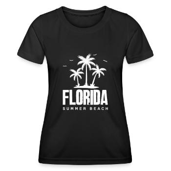 Florida - Women's Functional T-Shirt - black - Front - AI Model Female 172 light (172cm)