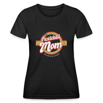 Pickleball Mom Stay Out Of My Kitchen Shirt - Women's Functional T-Shirt - black - Front - AI Model Female 172 light (172cm)