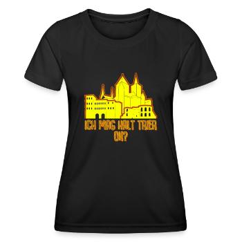 Trierer Ich mag Trier - Frauen Funktions-T-Shirt - Schwarz - Vorne - AI Model Female 172 light (172cm)