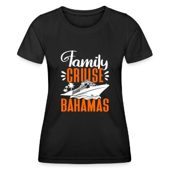 Kreuzfahrt Kreuzfahrtschiff Urlaub Meer - Frauen Funktions-T-Shirt - Schwarz - Vorne - AI Model Female 172 light (172cm)