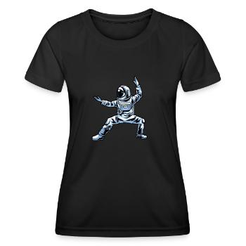 Kung Fu Karaté - T-shirt sport Femme - noir - Devant - AI Model Female 172 light (172cm)