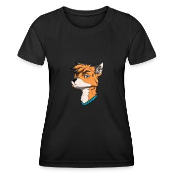 Furry Fandom Fursuits - Women's Functional T-Shirt - black - Front - AI Model Female 172 light (172cm)