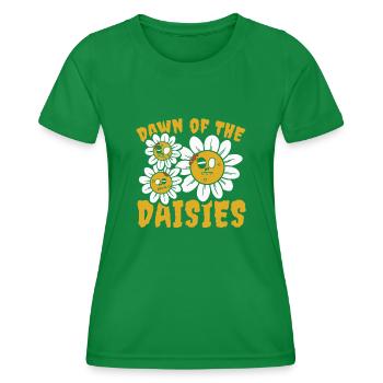 Gänseblume Gänseblümchen Gartengänseblümchen - Frauen Funktions-T-Shirt - Kelly Green - Vorne - AI Model Female 172 dark (172cm)