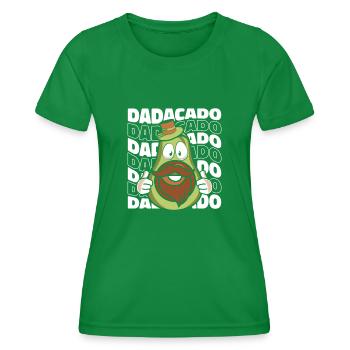 Père Papa - T-shirt sport Femme - vert - Devant - AI Model Female 172 dark (172cm)