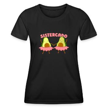 Schwester - Frauen Funktions-T-Shirt - Schwarz - Vorne - AI Model Female 172 light (172cm)