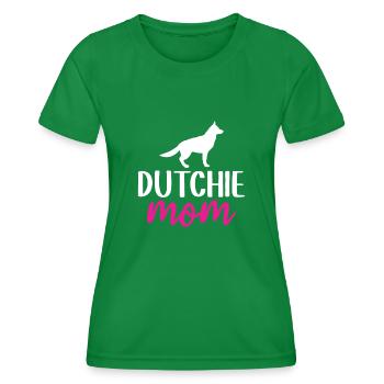 Holländischer Schäferhund Dutch Shepherd - Frauen Funktions-T-Shirt - Kelly Green - Vorne - AI Model Female 172 dark (172cm)