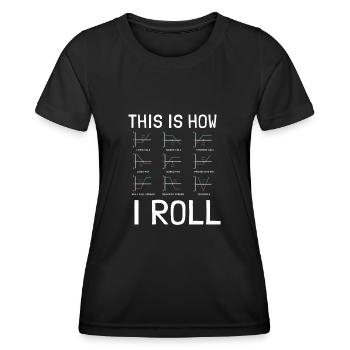Options Trading Cash Secured Puts Future Forex - Frauen Funktions-T-Shirt - Schwarz - Vorne - AI Model Female 172 light (172cm)