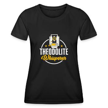 Landvermessung Kartograph Landvermesser - Frauen Funktions-T-Shirt - Schwarz - Vorne - AI Model Female 172 light (172cm)