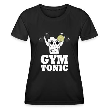Bodybuilder Gym Tonic Fitness Strongman - Women's Functional T-Shirt - black - Front - AI Model Female 172 light (172cm)