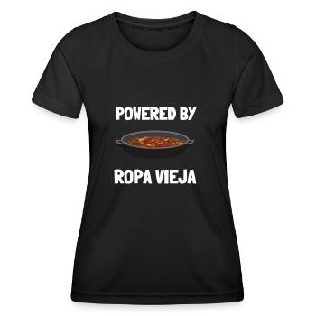 Latino Cubain Cuba Baseball - T-shirt sport Femme - noir - Devant - AI Model Female 172 light (172cm)