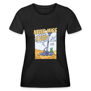 Schürfer Schürfen Schatz - Frauen Funktions-T-Shirt - Schwarz - Vorne - AI Model Female 172 light (172cm)