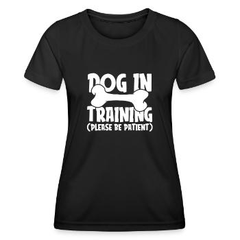 Dog Trainer Dog Trainer - Women's Functional T-Shirt - black - Front - AI Model Female 172 light (172cm)