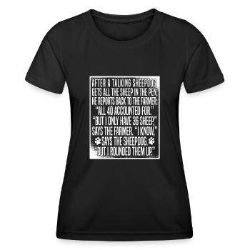 Dog trainer Dog trainer - Women's Functional T-Shirt - black - Front - AI Model Female 172 light (172cm)