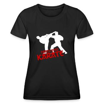Karaté Kung Fu Qigong Méditation - T-shirt sport Femme - noir - Devant - AI Model Female 172 light (172cm)