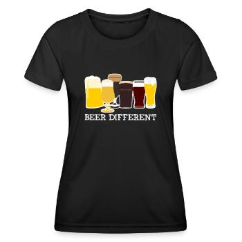 Beer Beer Different Beer Brewers - Women's Functional T-Shirt - black - Front - AI Model Female 172 light (172cm)