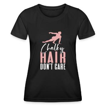 Acrobat Gymnastique Gymnastique Tumbling - T-shirt sport Femme - noir - Devant - AI Model Female 172 light (172cm)