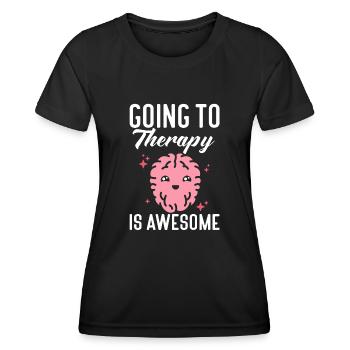 Anxiety Depression Mental Health - Women's Functional T-Shirt - black - Front - AI Model Female 172 light (172cm)