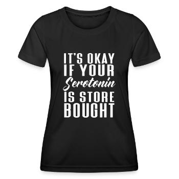 Anxiety Depression Mental Health - Women's Functional T-Shirt - black - Front - AI Model Female 172 light (172cm)