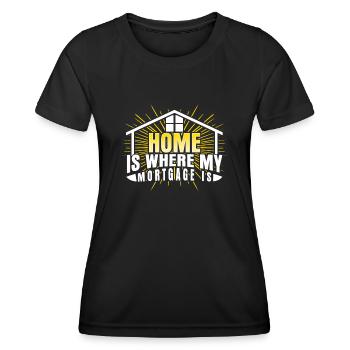 Sarkasmus lustiger Haubau Spruch Ironie - Frauen Funktions-T-Shirt - Schwarz - Vorne - AI Model Female 172 light (172cm)