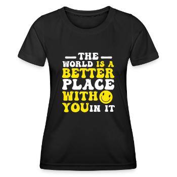 Anxiety Depression Mental Health - Women's Functional T-Shirt - black - Front - AI Model Female 172 light (172cm)