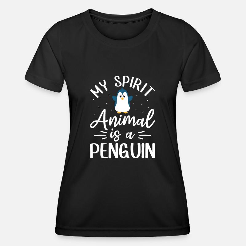 King Penguin Emperor Penguin Penguin Gift - Women's Functional T-Shirt - black
