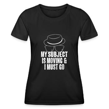 Spion Privatdetektiv Ermittler Detektiv Geschenk - Frauen Funktions-T-Shirt - Schwarz - Vorne - AI Model Female 172 light (172cm)
