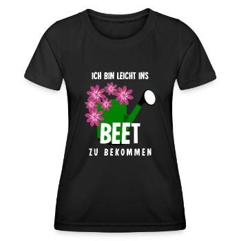 Garten Gärtner Galabauer Witz Galabau - Frauen Funktions-T-Shirt - Schwarz - Vorne - AI Model Female 172 light (172cm)