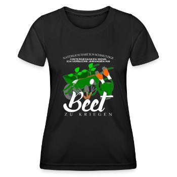 Garten Galabauer Galabau Gärtner - Frauen Funktions-T-Shirt - Schwarz - Vorne - AI Model Female 172 light (172cm)